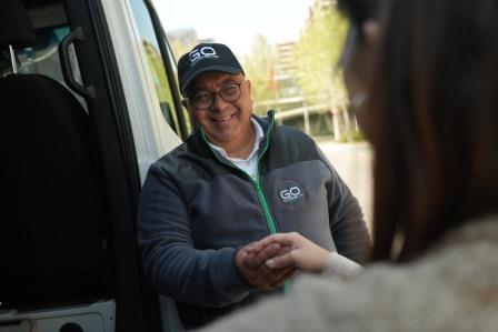 transporte de pasajeros conductor amable